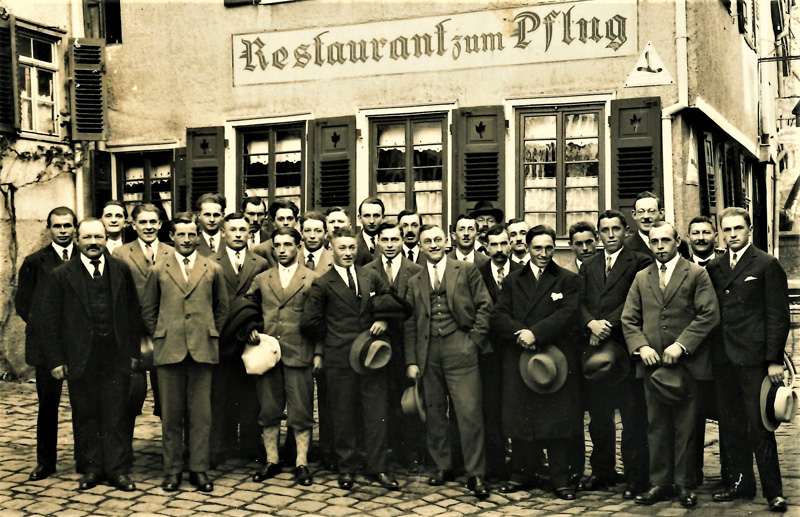 Liederkranz 1922 bei einem Ausflug in Tübingen